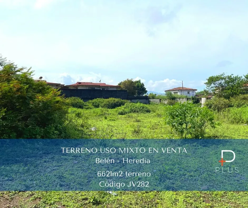 MIXED USE LAND FOR SALE BELÉN HEREDIA CODE JV282