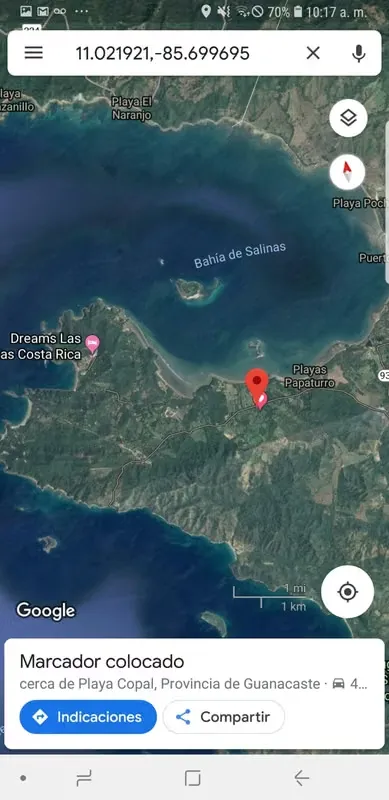 ATT INVERSIONISTAS Venta terreno playa Bahia Salinas Guanacaste