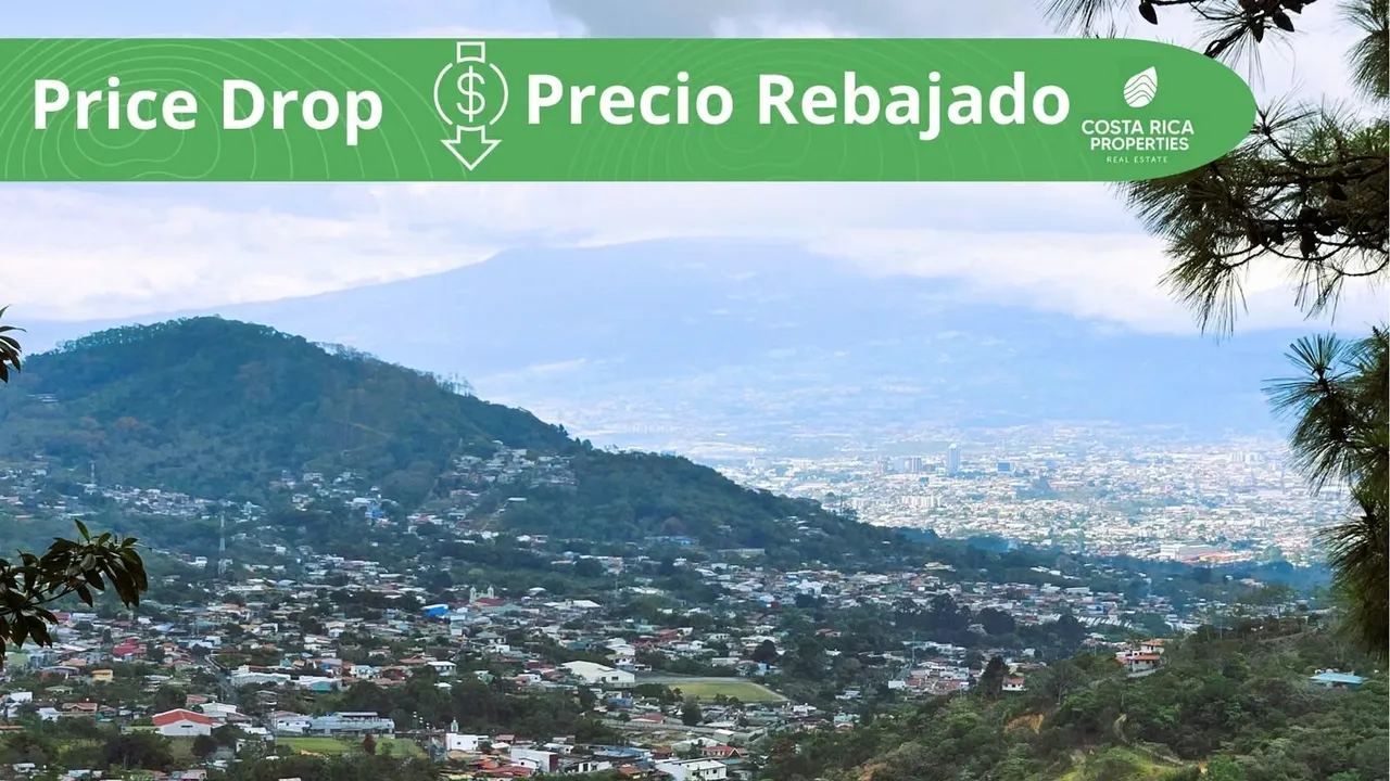 Finca en venta en Aserrí, San Jose, vistas espectaculares