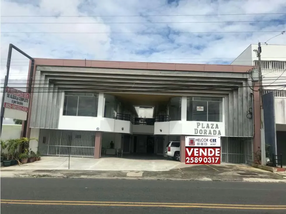 VENTA DE EDIFICIO COMERCIAL, MORAVIA, PLAZA DORADA.