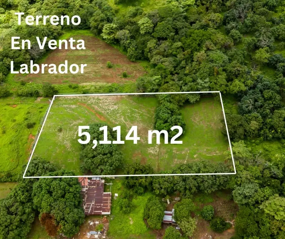SE VENDE TERRENO EN LABRADOR DE SAN MATEO ALAJUELA