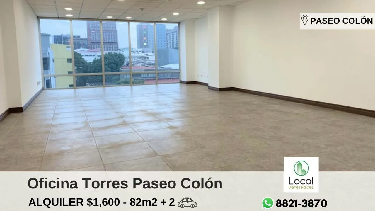 * Lobby doble altura, acceso especial a oficinas