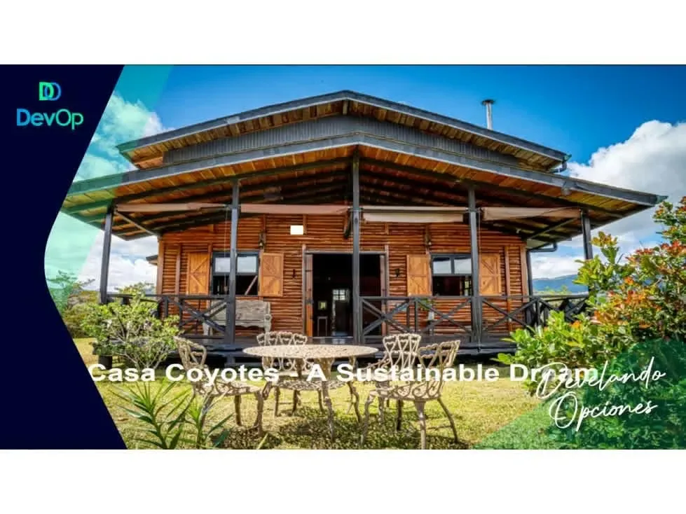 VENTA DE CABAÑA EQUIPADA, EN PALO VERDE DEL GUARCO, CARTAGO
