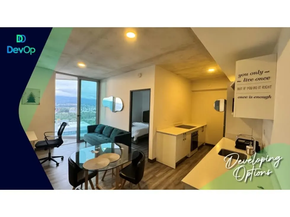 Venta de apartamento amueblado 2 hab.
