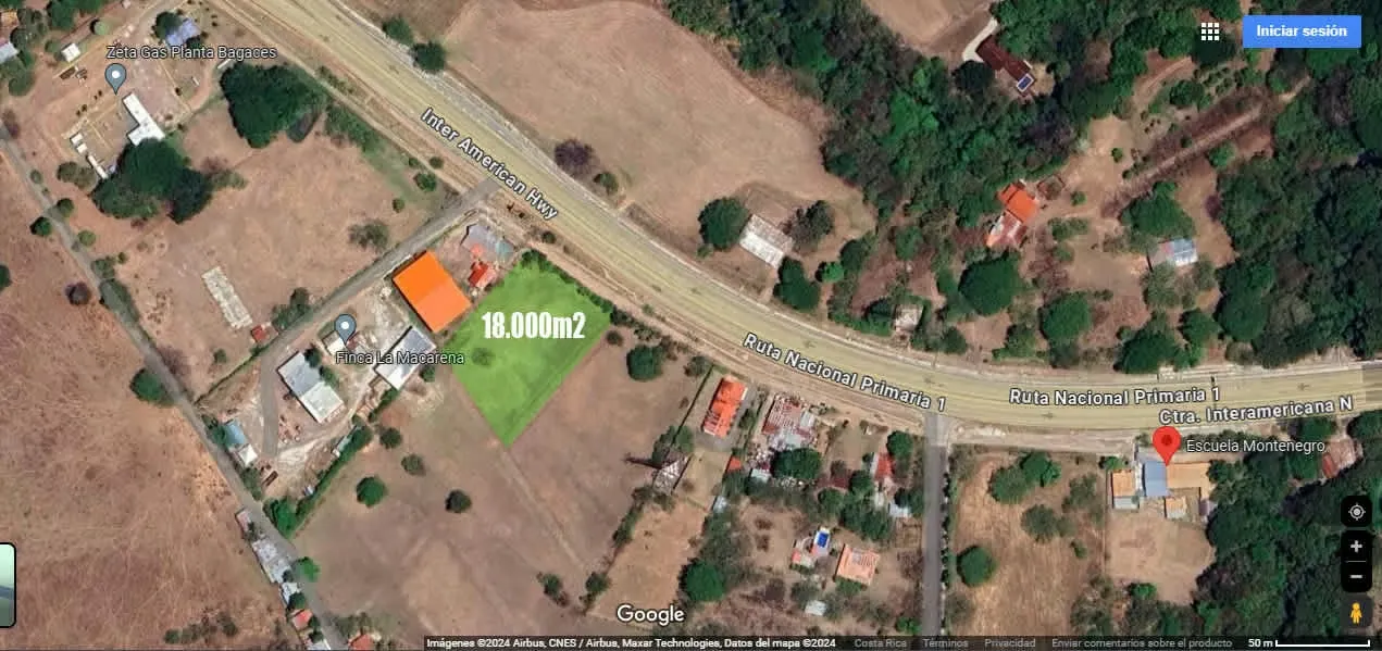 18.000m2 Terreno frente a Interamericana. Cañas
