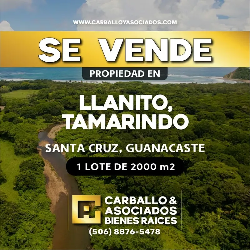Oportunidad en Tamarindo – Lote de 2000 m² en El Llanito