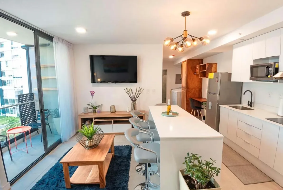 Fully furnished and equipped contemporary apartment for rent in Nunciatura.