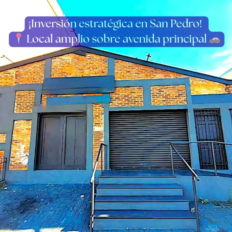 ¡Inversión estratégica en San Pedro!  Local amplio sobre avenida principal