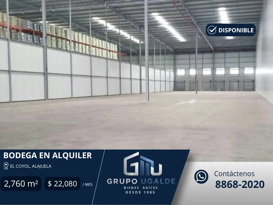 Warehouse for Rent | Coyol, Alajuela