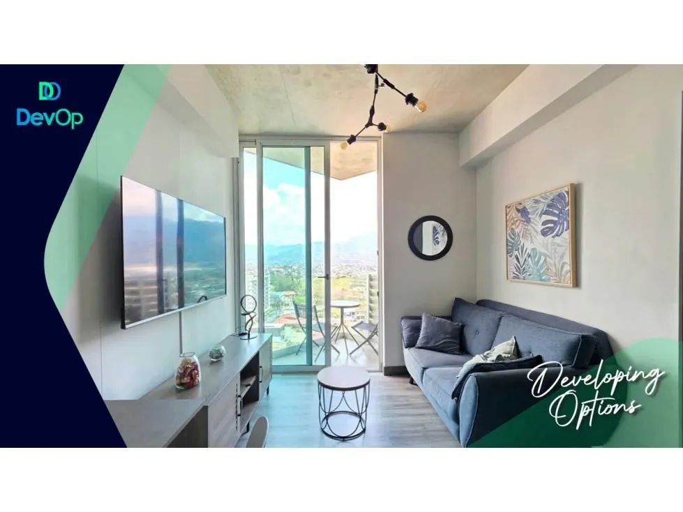 Venta de apartamento full amueblado.