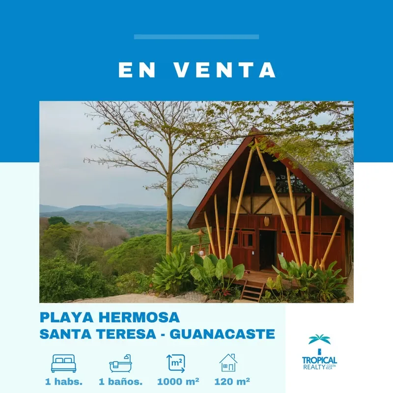 Paraíso en Playa Hermosa – Casa con Vista a la Montaña