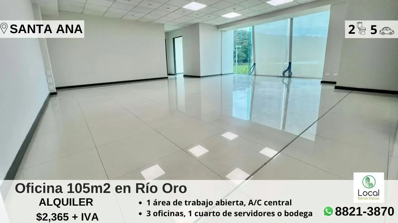 Office 105m2 in Río Oro
