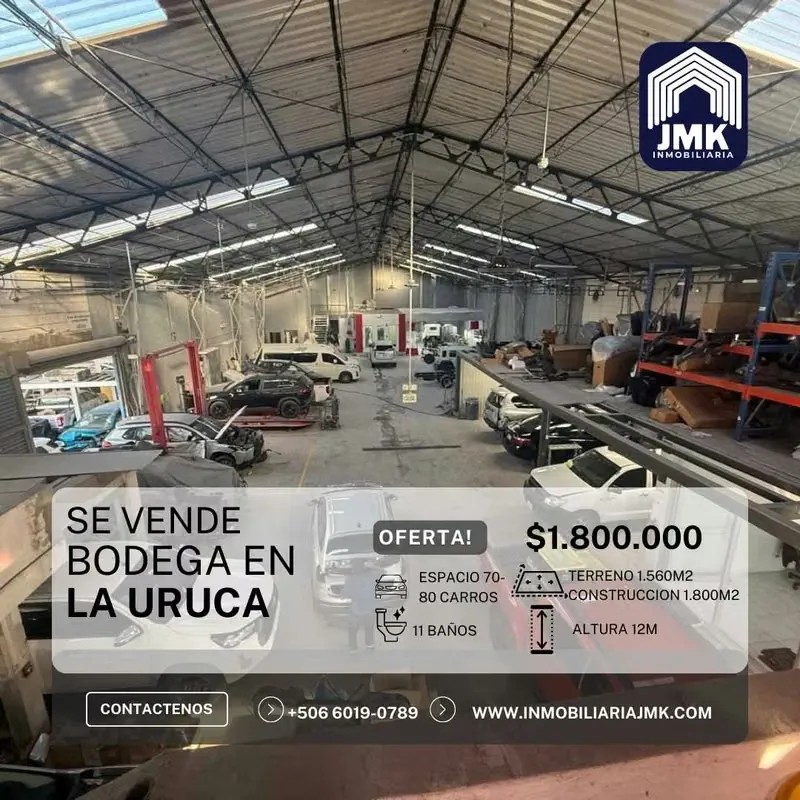 Ubicación inmejorable en el corazón industrial de San José, con acceso inmediato a Ruta 32 y Ruta 27. Infraestructura renovada y ...