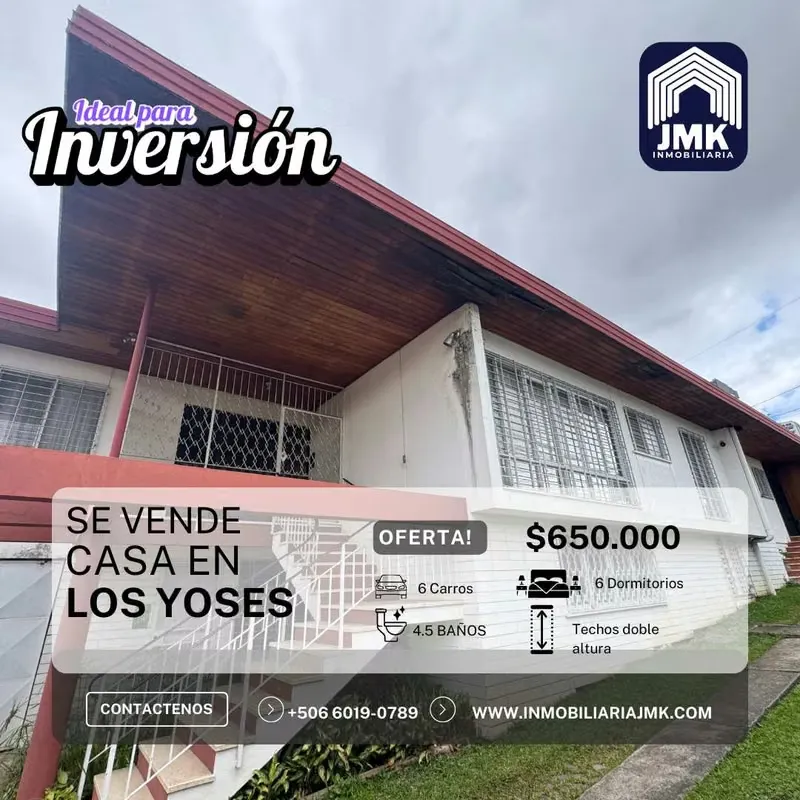 House for SALE in Los Yoses, PROPERTY FOR DEVELOPMENT OR COMMERCIAL USE