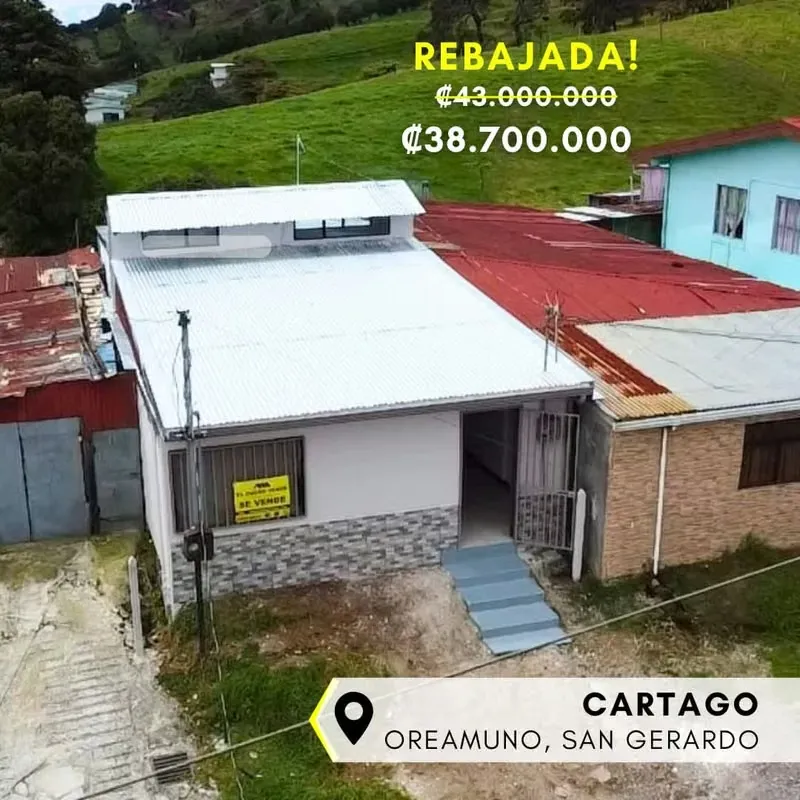 Casa en Venta San Gerardo Oreamuno de Cartago