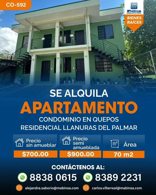 Location: Residencial Llanuras del Palmar, 1 km from the Hospital, Quepos