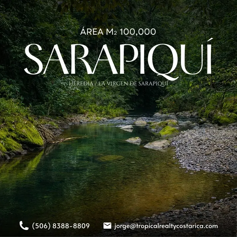 Finca en Venta en Sarapiquí – 10 Hectáreas con Dos Ríos y Acceso a Calle Pública | Bijagual, Heredia