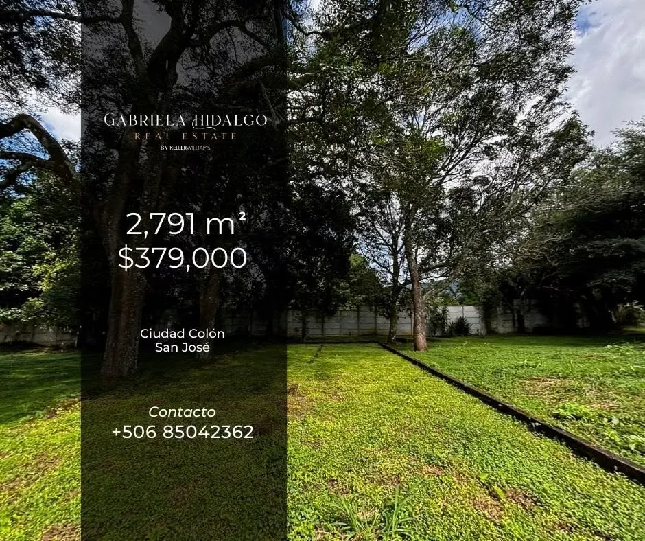 Venta de lote Uso Mixto 2,791 m² en el corazón de Ciudad Colón | Desarrollo Habitacional