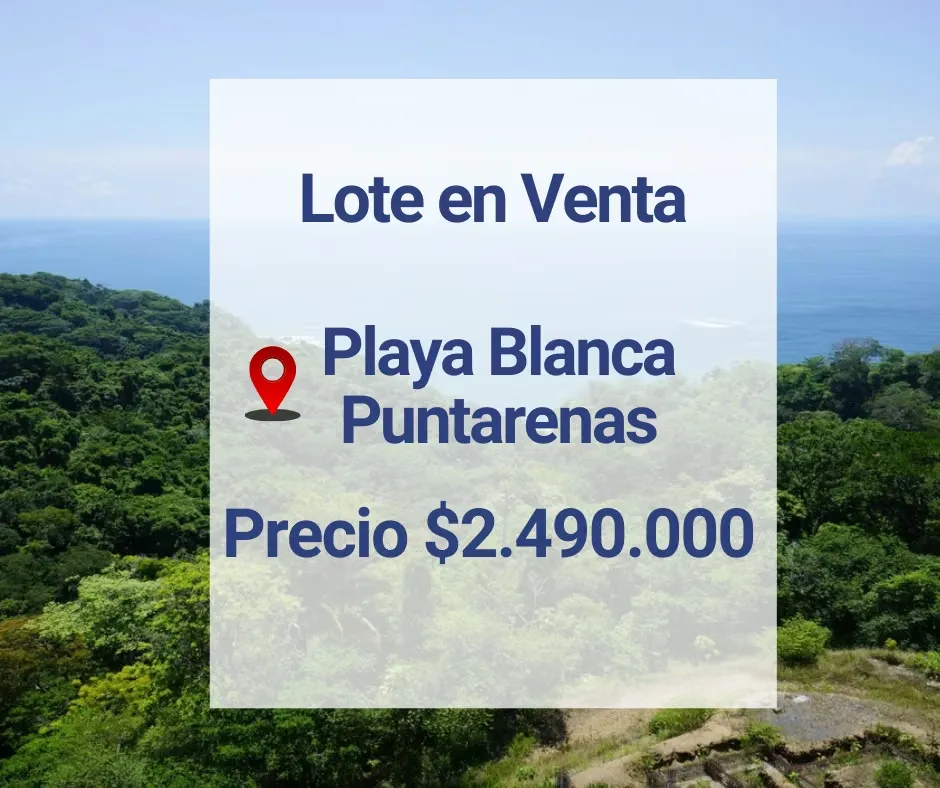 Land for sale in Playa Blanca, Costa Rica