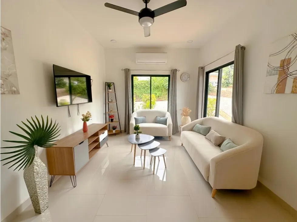 Enjoy a relaxing stay in this charming 2-bedroom vacation home located in Black Stallion, Tamarindo, a peaceful ...