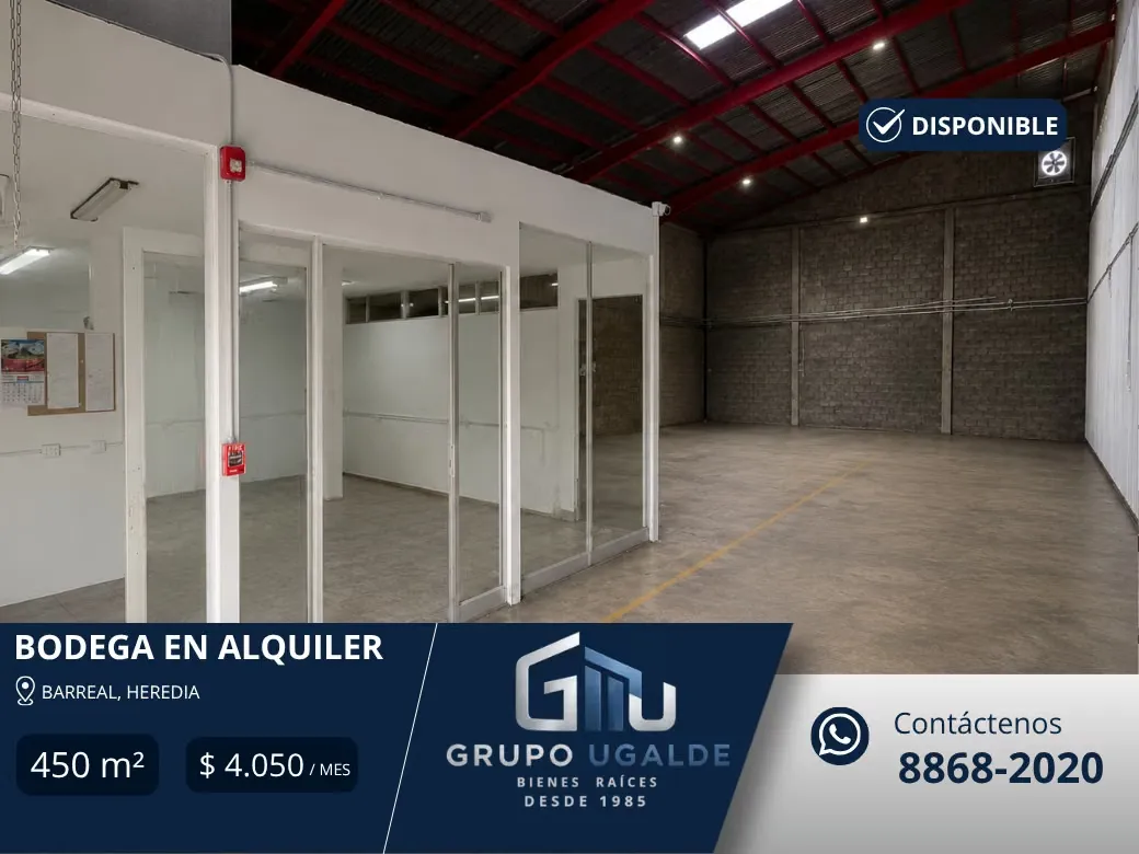 Warehouse for Lease | Barreal, Heredia