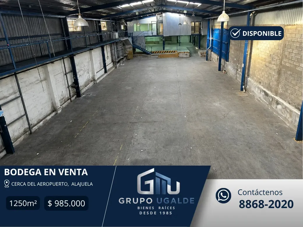 Bodega en Venta | Alajuela, Cerca del Aeropuerto Internacional