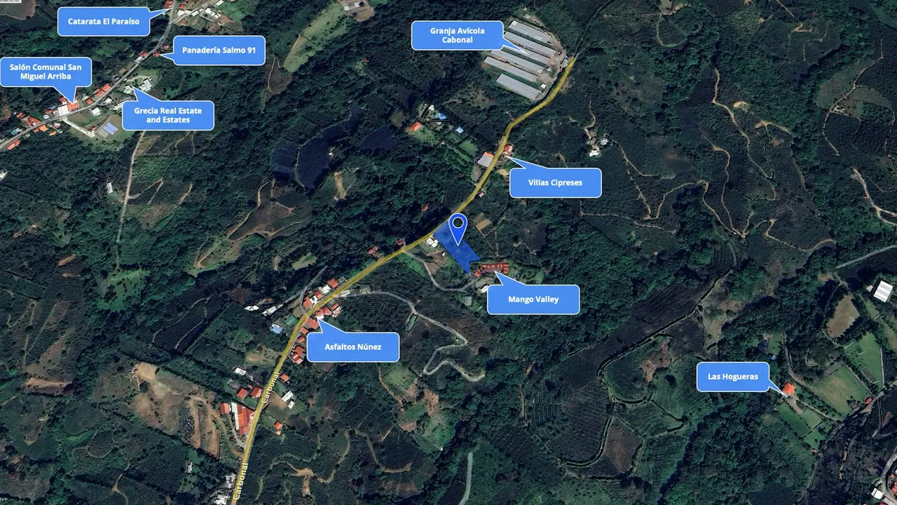 Terreno en venta en San Roque, Grecia – 3,219 m²