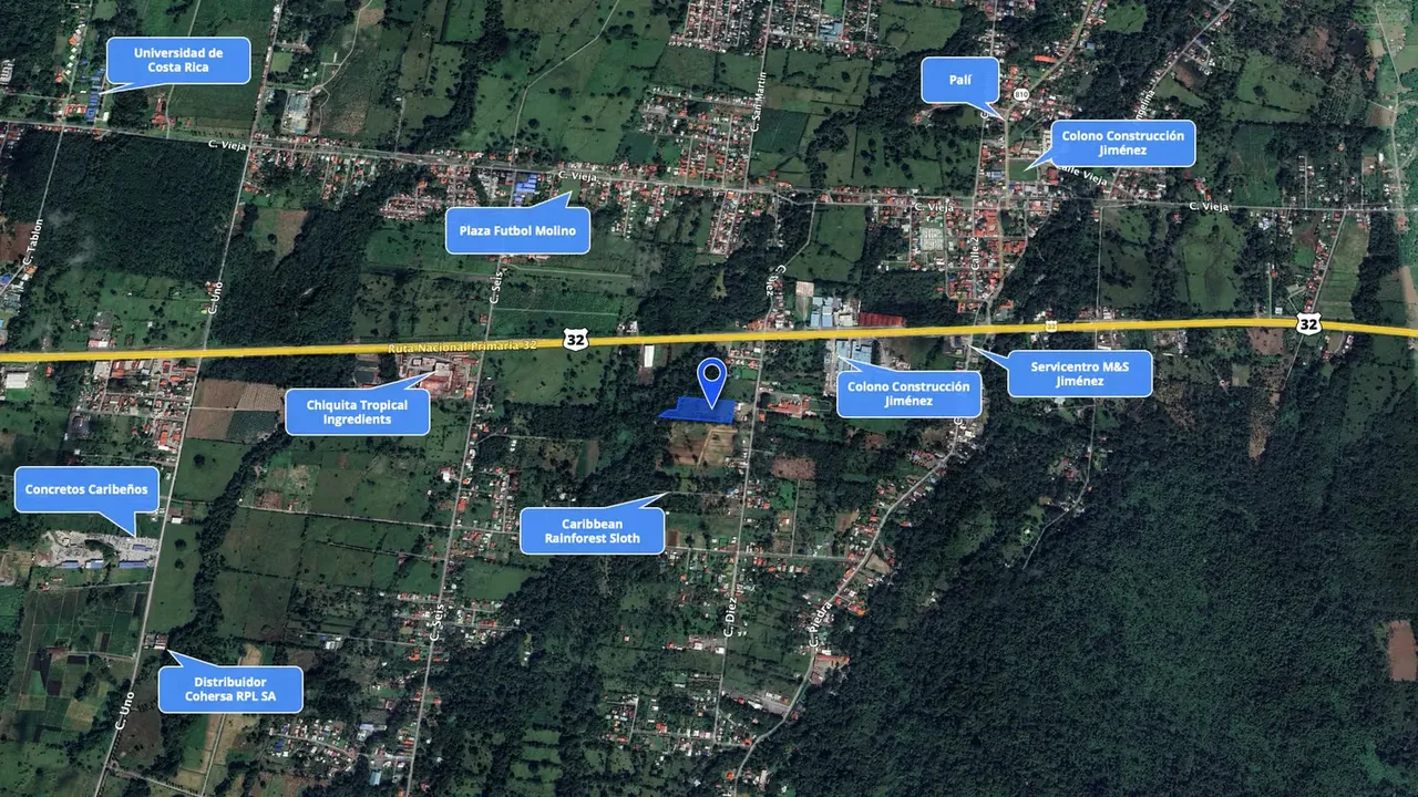 Terreno en venta en Jiménez, Pococí, Limón – 15,447.37 m²