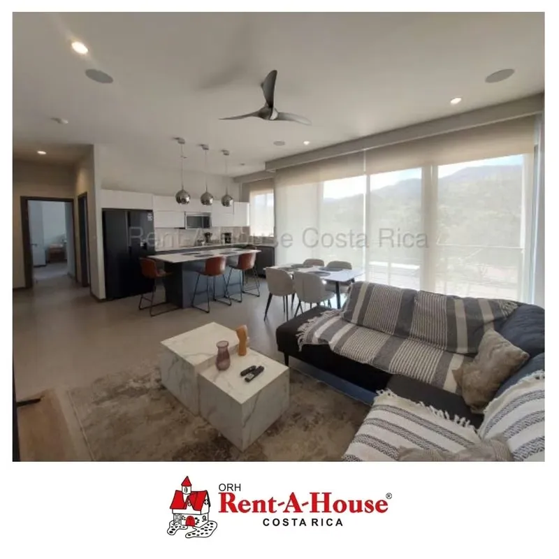 Apartamento Amueblado en Alquiler en Brasil de Santa Ana | 2H/2P/2B | Vista | $1,760