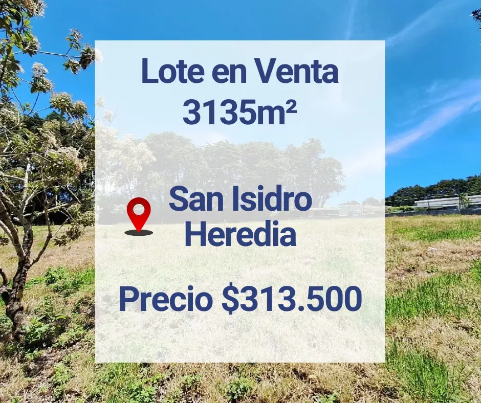 Lote Residencial en San Isidro, Heredia