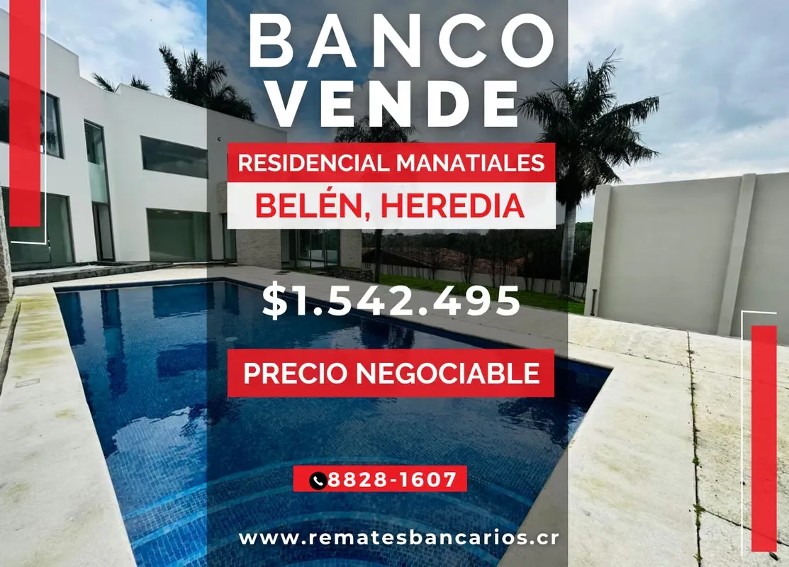 House for sale in Residencial Manantiales, Belén, Auction