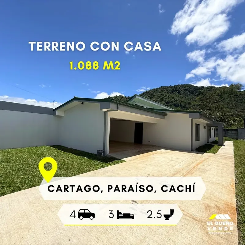 Casa en Venta en Cachi Paraiso, Cartago