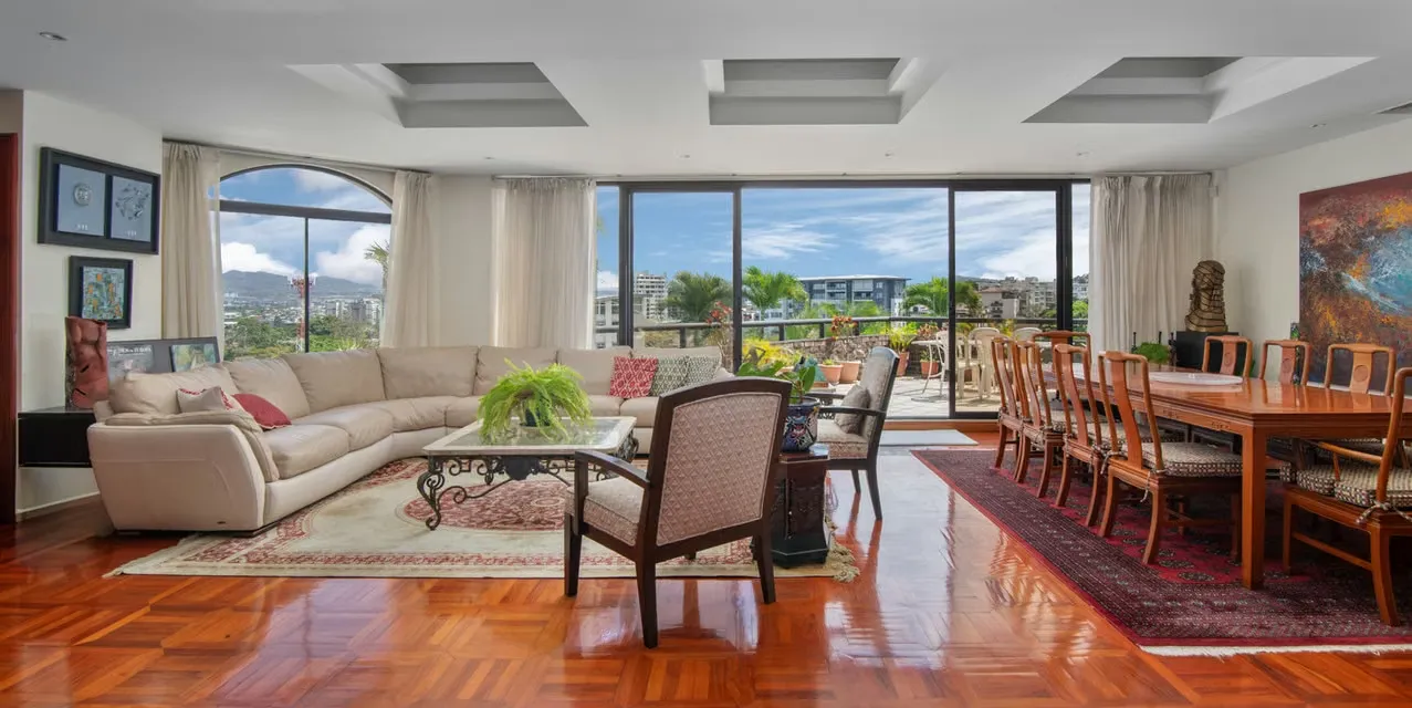Apartamento 3 habs en Escazú - Bella Vista del Oeste - terraza y