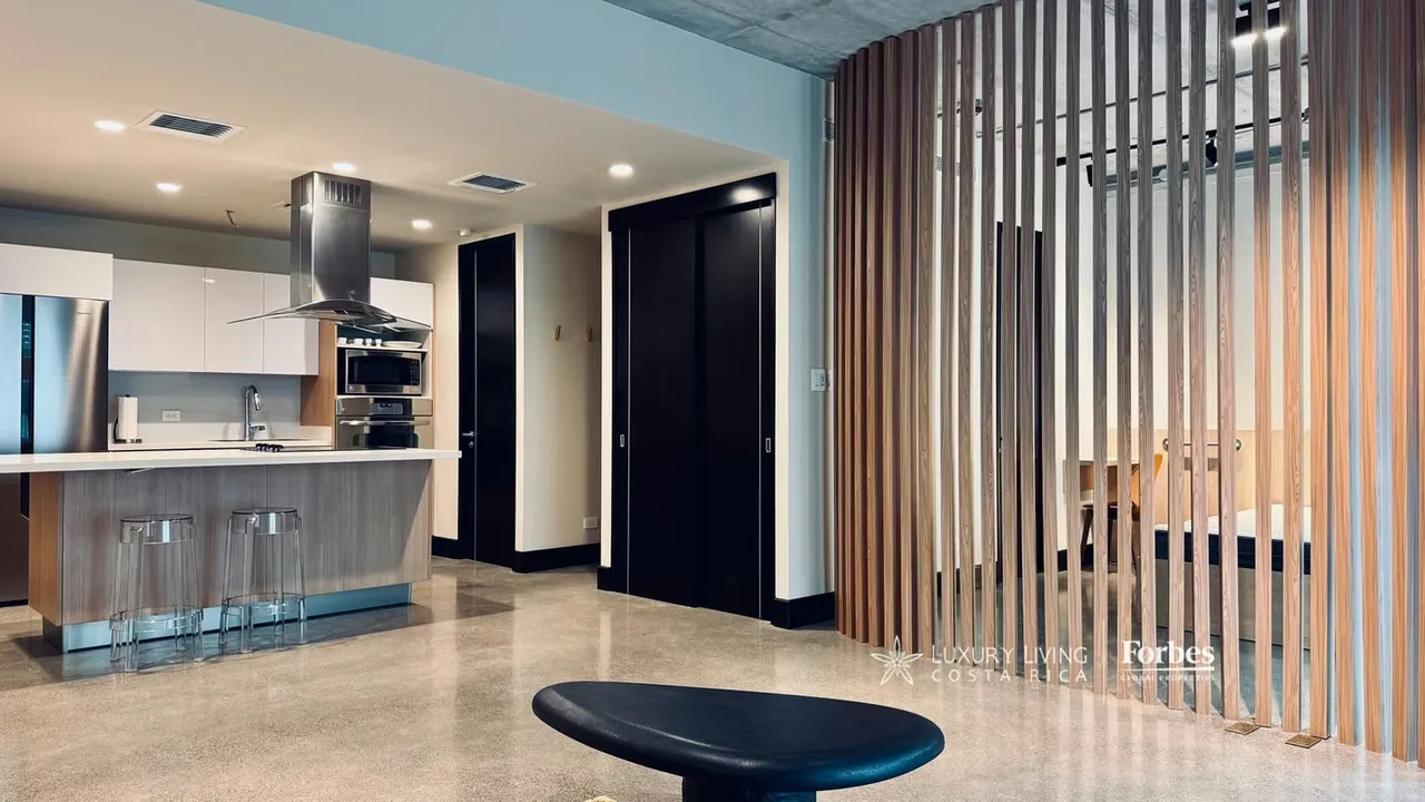 Located on the third level of Avenida Escazú, one of the most established mixed-use communities in the western area of San José, this remodeled single loft offers ...