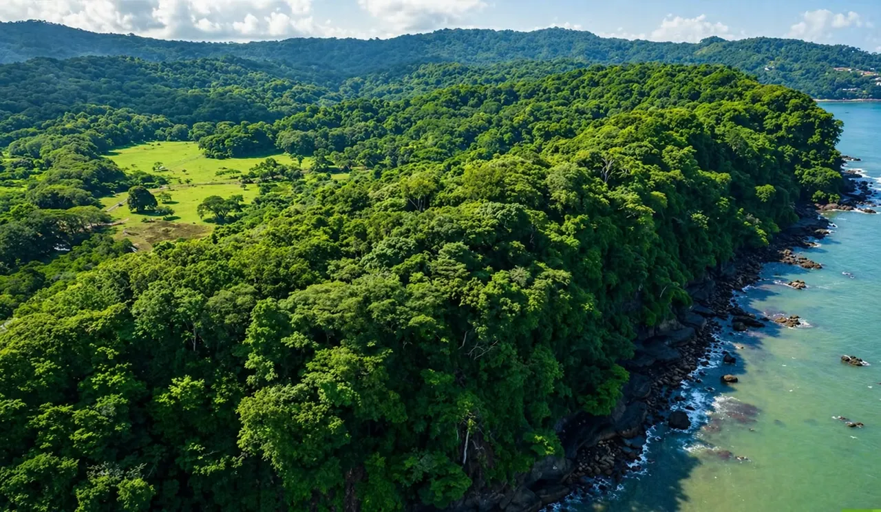 Se vende finca de 64 hectareas frente al mar, con proyecto para desarrollar