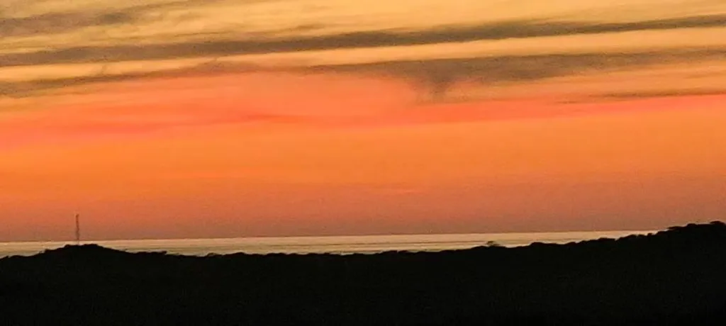 Vista al océano cerca de tamarindo guanacaste