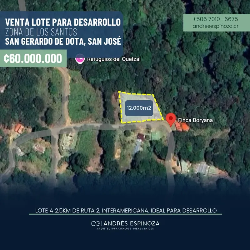 AE ARQUITECTURA | LOT FOR SALE SAN GERARDO DE DOTA AE 1273