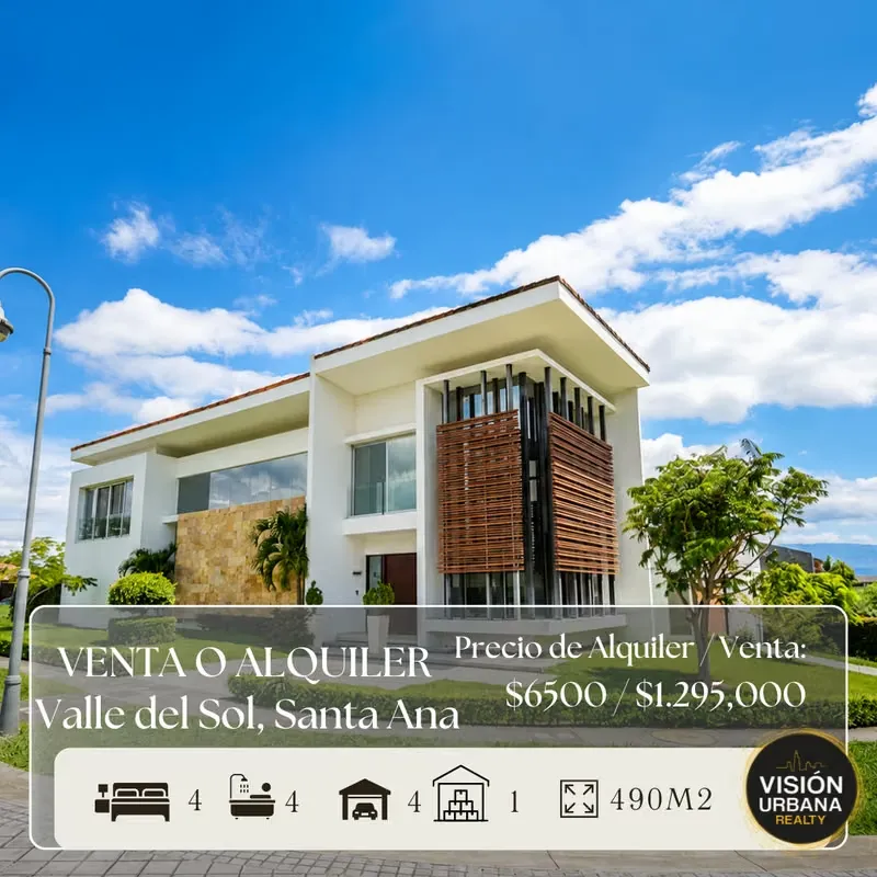 CASA EN ALQUILER VALLE DEL SOL, LINDORA SANTA ANA