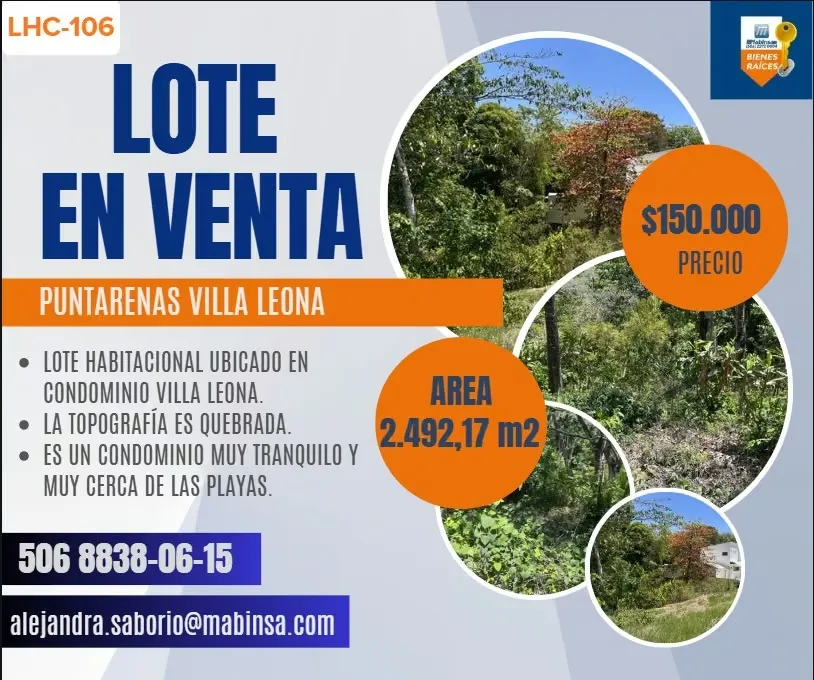 LHC-106 LOT IN HABITATIONAL CONDOMINIO VILLA LEONE