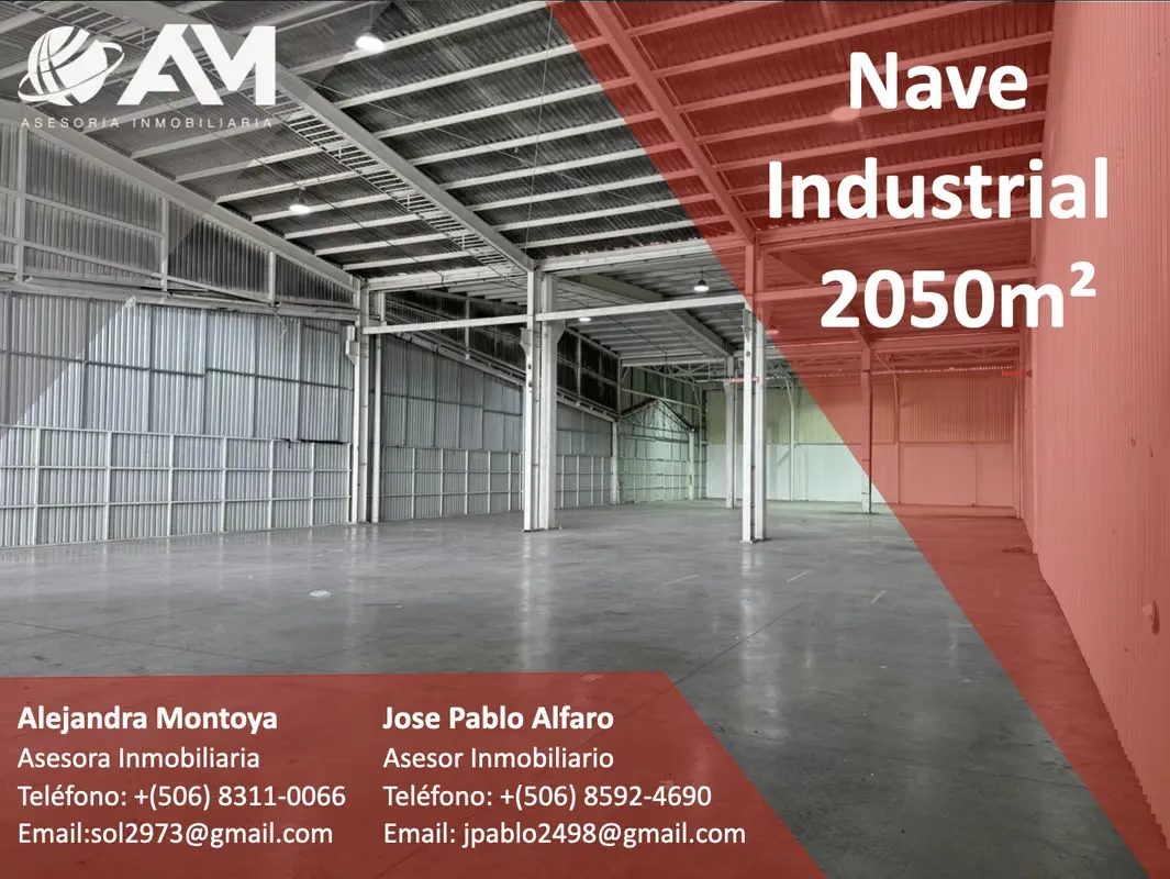 INDUSTRIAL NAVE IN THE LAGES, HEREDIA 2050m ²