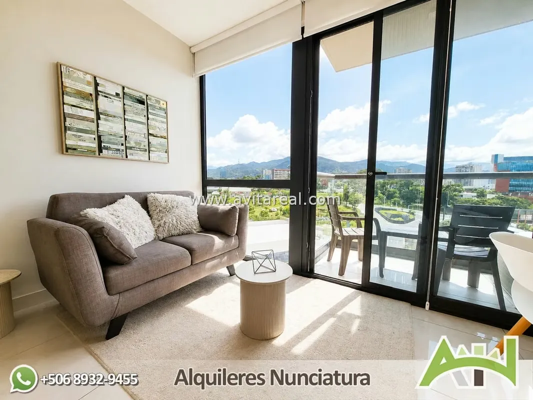 Furnished modern apartment | Nucleo Sabana | AC | EV ready 220V