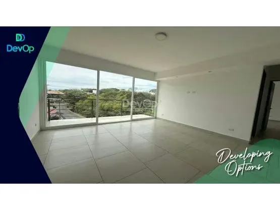 Apartamento con línea blanca, 2 habitaciones, condominio Los Volacanes, San Pablo