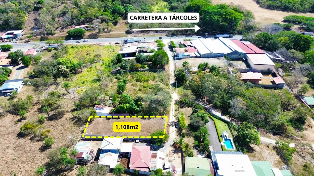 Lot for Sale Coyolar from Orotina 1.108 m2, ready for development -04