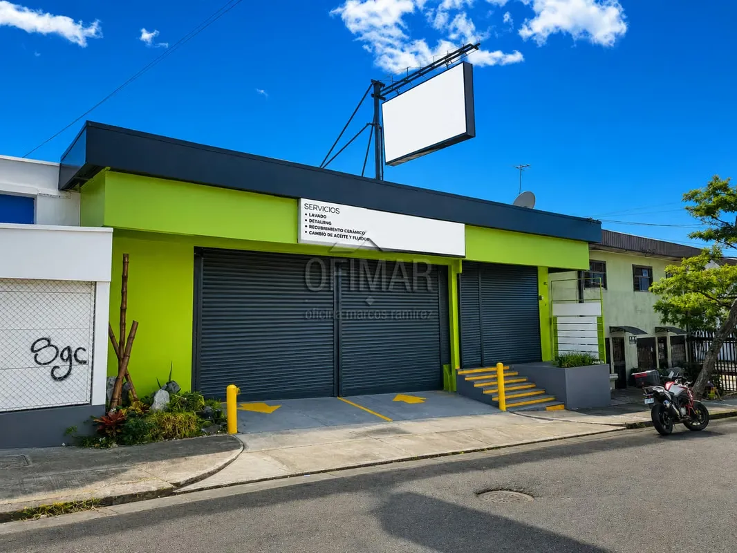 Commercial place in San Francisco two rivers, for lubrication, workshop or washing SL-101