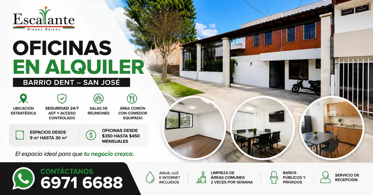 OFICINAS EN ALQUILER | BARRIO DENT, SAN JOSÉ