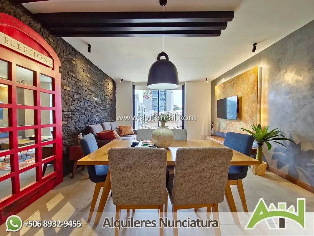 Apartment for rent in the exclusive Parque del Café area of Nunciatura (Rohrmoser), San José.