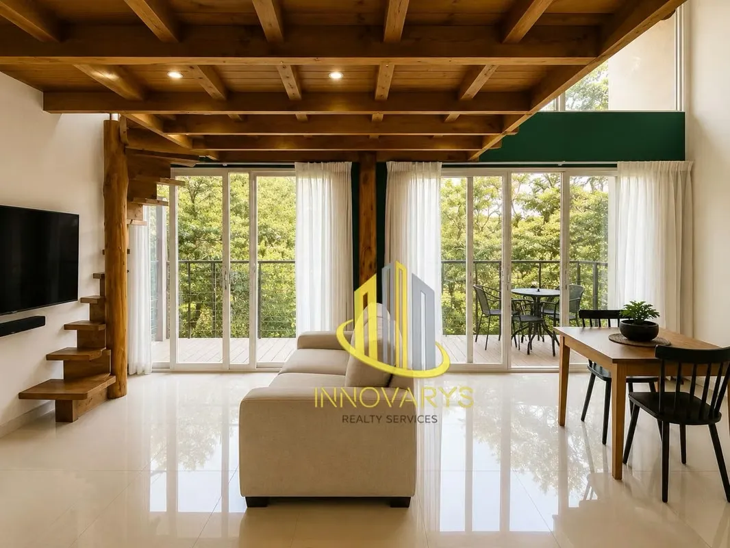 Alquiler apartamento 1 cuarto, línea blanca y mezzanine, Río Oro #