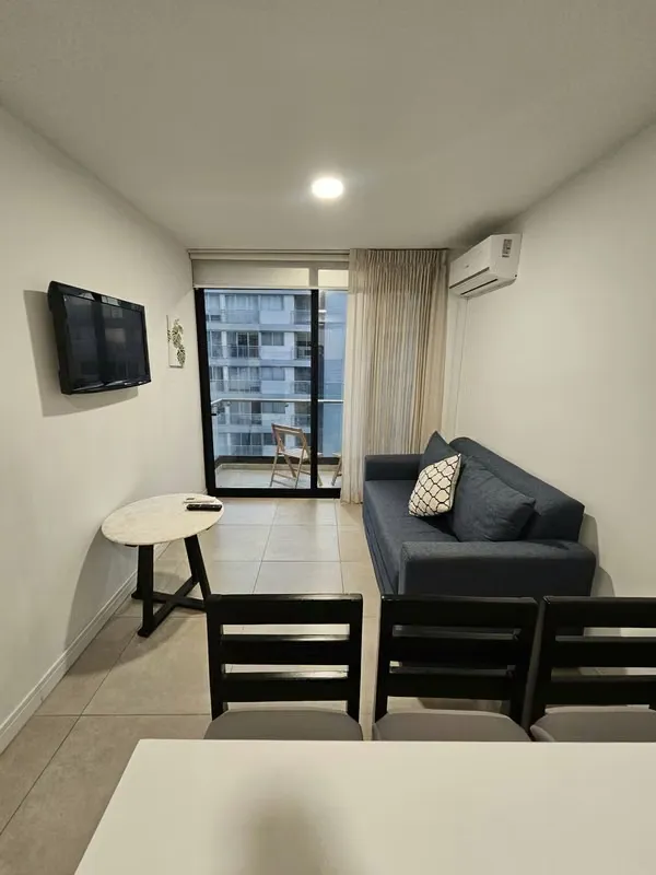 Experience high-rise living and modern design in an exclusive San José condominium. This fully furnished ...