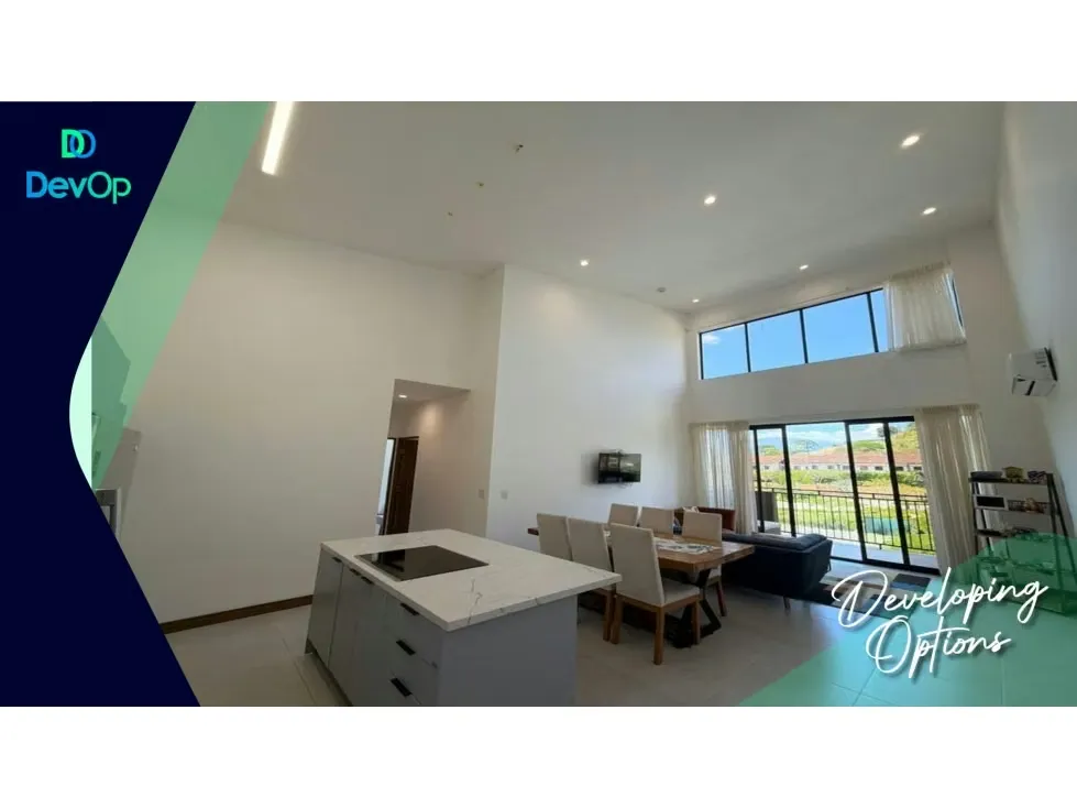 Apartamento amoblado 2 hab en Parques del Sol, Brasil de Santa Ana