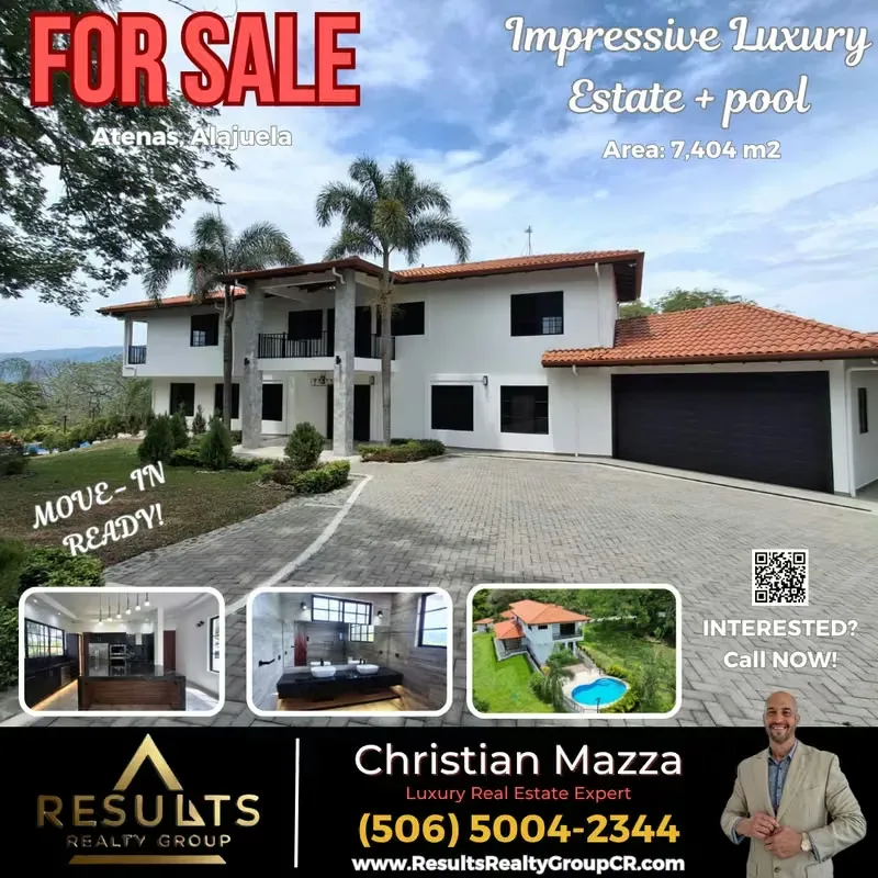 MOVE-In Ready! Impressive Luxury Estate w/ Pool in Atenas!